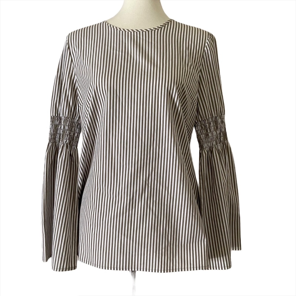 Michael Michael Kors Bell‎ Sleeve Stripe Top